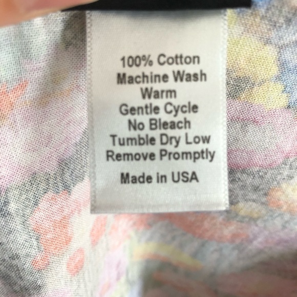 Retrolicious size 4X dress Cactus flowers Southwest bright colorful USA made - Picture 9 of 14